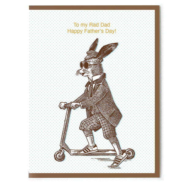 To My Rad Dad Happy Father's Day Card