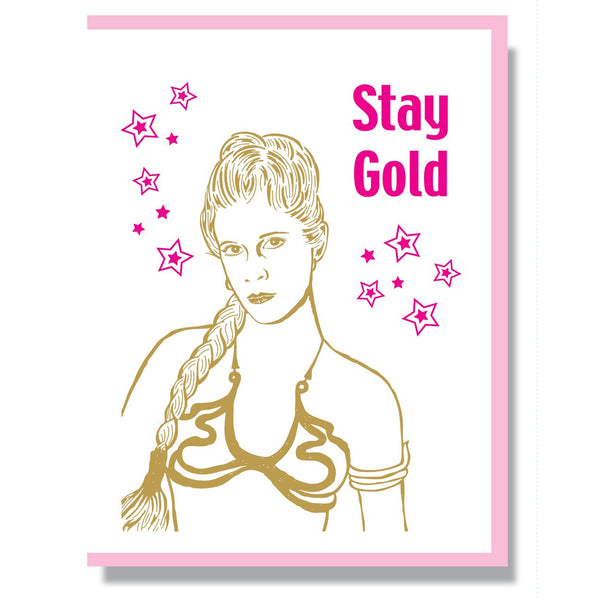 RIP Carrie Fisher Card