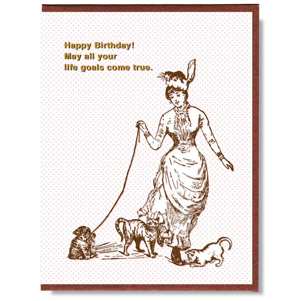 Happy Birthday Goals Card