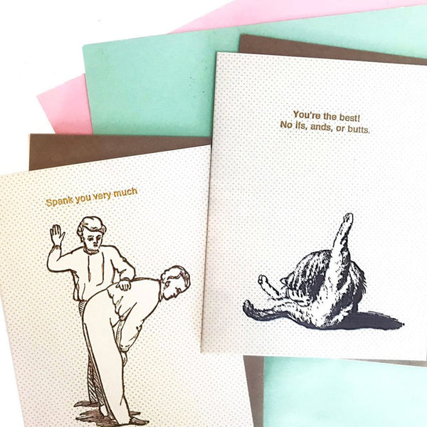 Spank You Very Much Card
