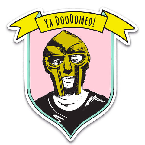 RIP MF Doom Vinyl Sticker
