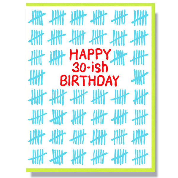 Happy 30-ish Birthday Card