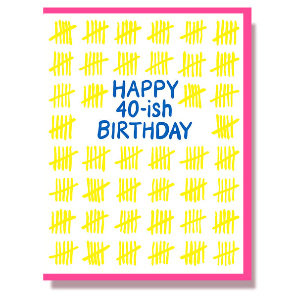 Happy 40-ish Birthday Card