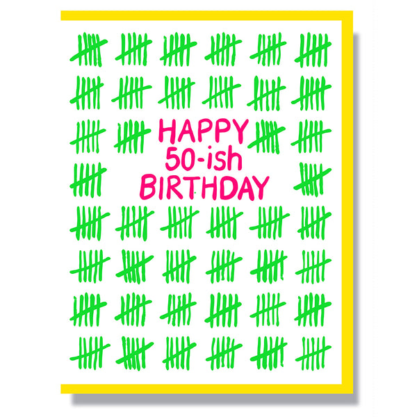 Happy 50-ish Birthday Card