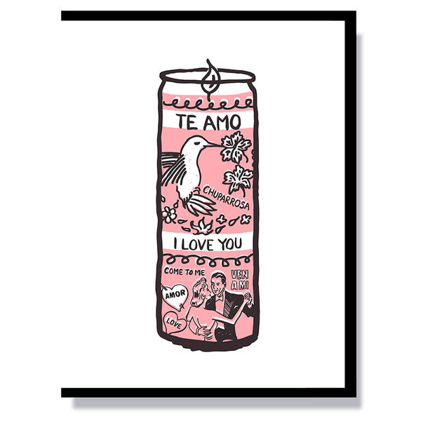 Love Prayer Candle Card