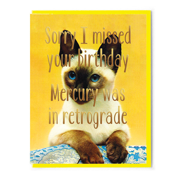 Sorry I Missed Your Birthday Card