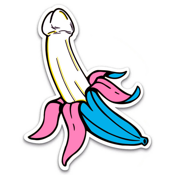 Is That A Banana Sticker In You Pocket Or... Vinyl Sticker