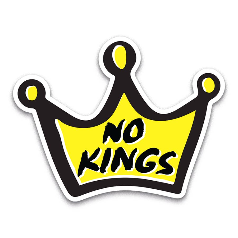 No Kings Vinyl Sticker