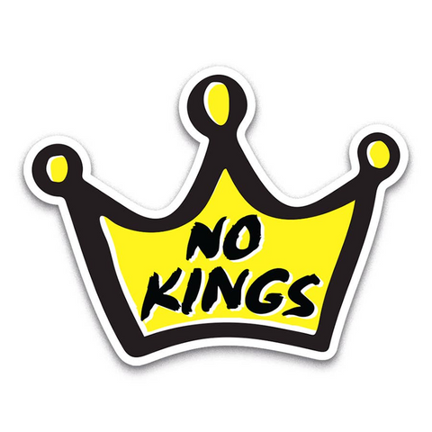No Kings Vinyl Sticker