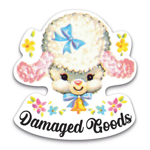 Damaged Goods Vinyl Sticker