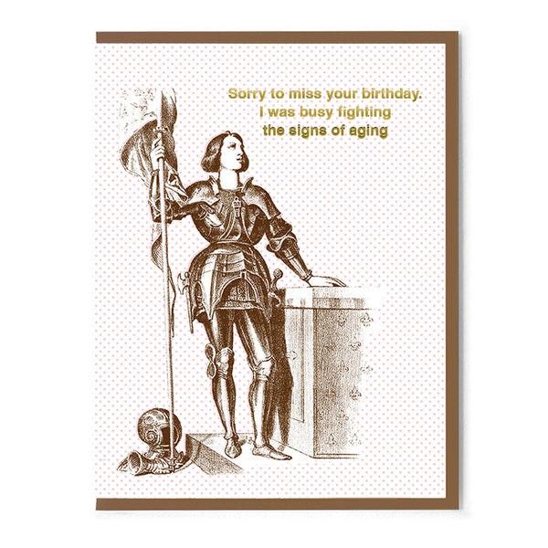 Fiighting Signs of Aging Card