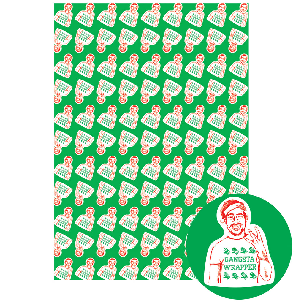 Gangsta Wrapper Tupac Wrapping Paper – Smitten Kitten