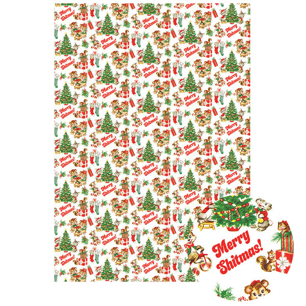 Merry Shitmas Wrapping Paper