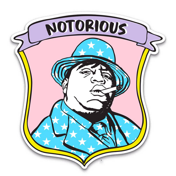 RIP Biggie Smalls Vinyl Sticker