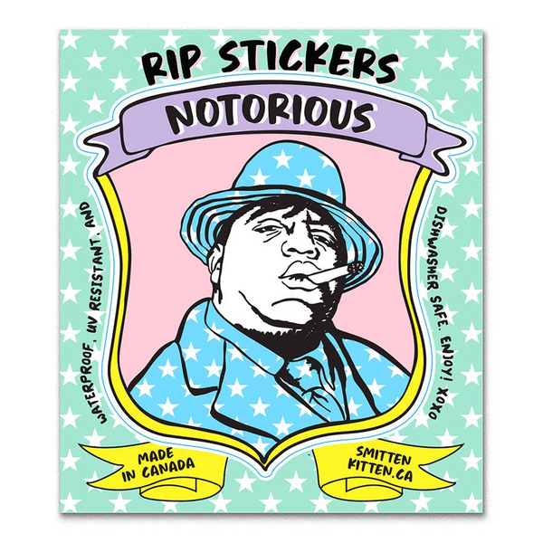 RIP Biggie Smalls Vinyl Sticker