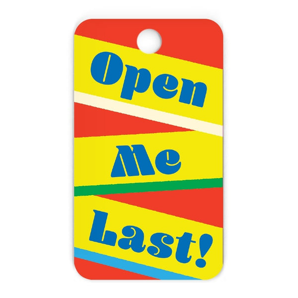 Open! Open! Open! Gift Tags