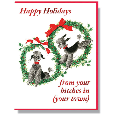 Happy Holidays From Bitches Card (Box of 6)