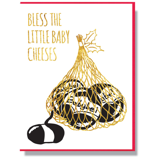 Bless The Little Baby Cheeses Card