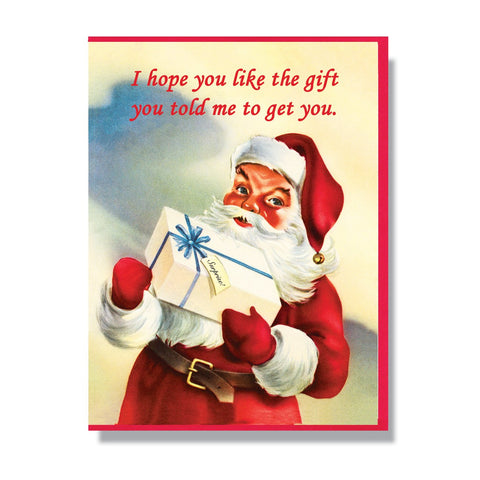 Hope You Like The Gift Card