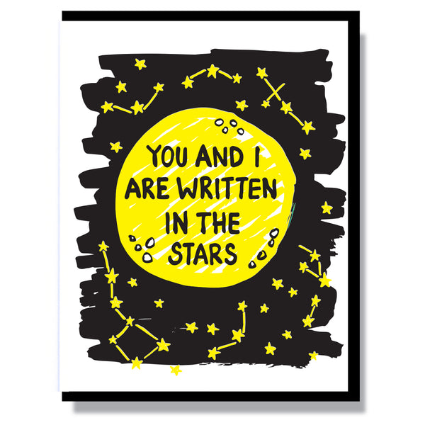 You and I Are Written in the Stars Card