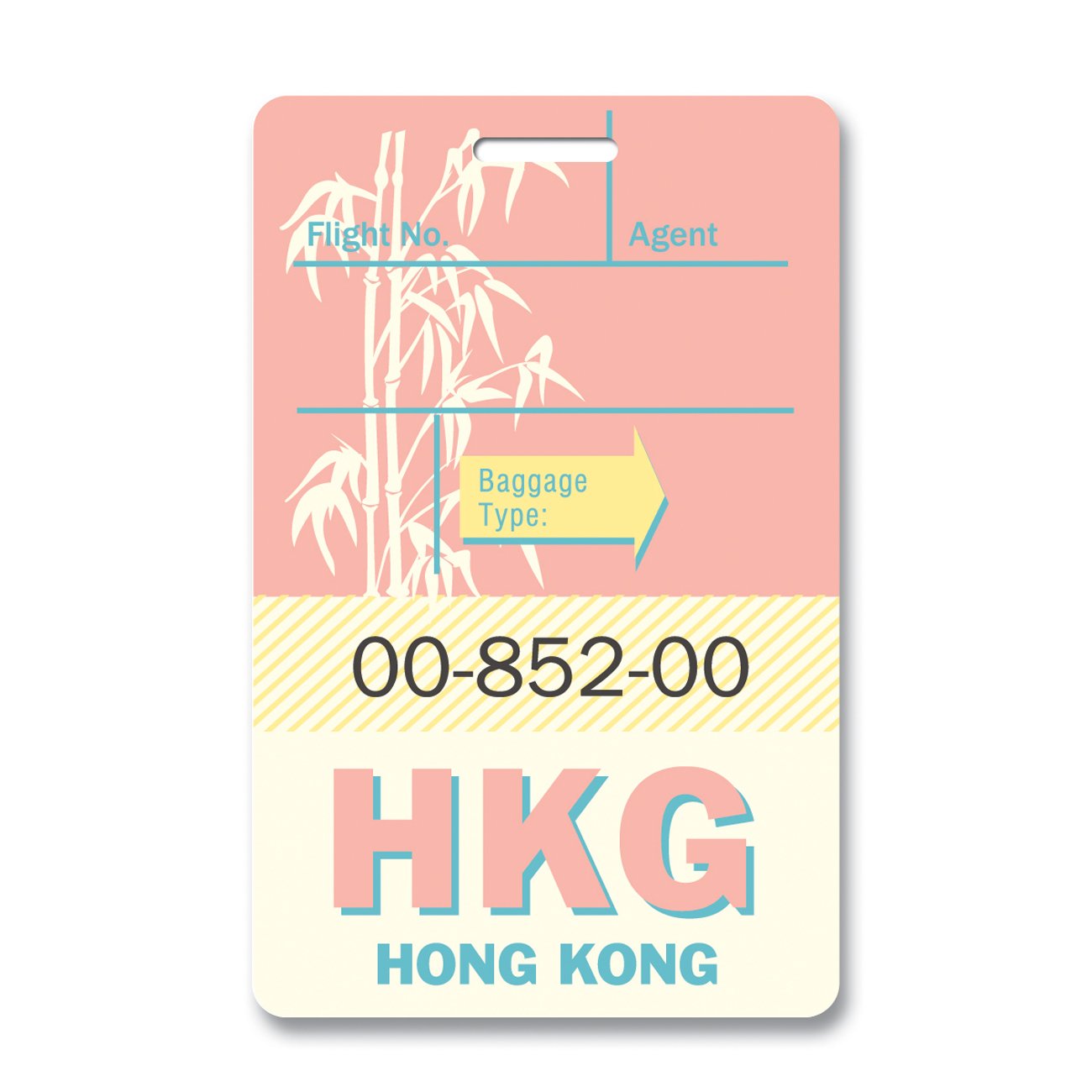 Hong Kong Luggage Tag