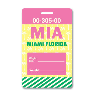Miami Luggage Tag