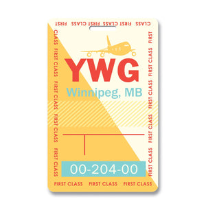 Winnipeg Luggage Tag