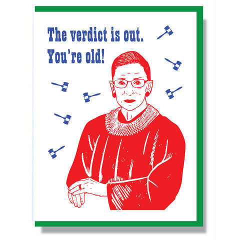 RIP Ruth Bader Ginsburg Card
