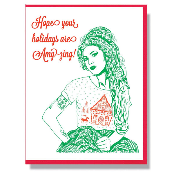 RIP Amy Winehouse Christmas Card