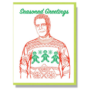 RIP Anthony Bourdain Christmas Card