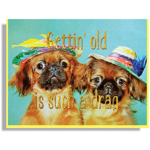 Gettin' Old Is Such A Drag Card