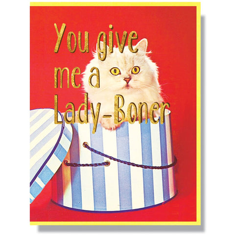 You Give Me A Lady Boner Card