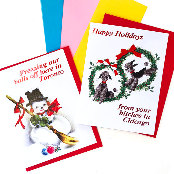 Happy Holidays From Bitches Card (Box of 6)