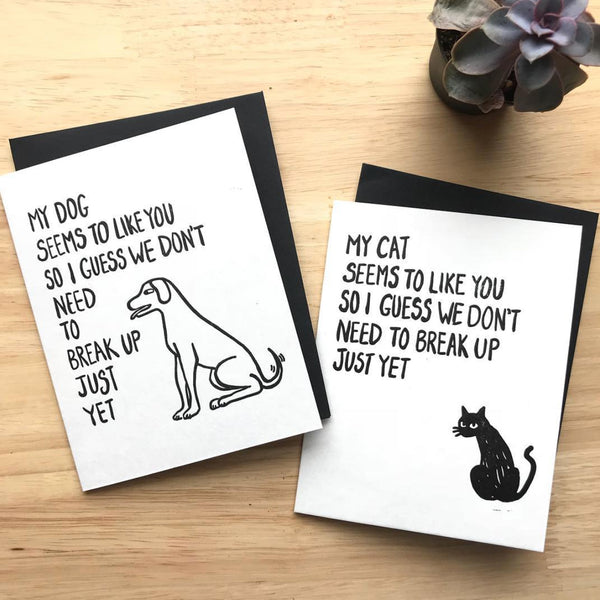 Cat Likes You Card